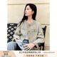 香影高級(jí)感小香風(fēng)外套女短款2025秋季新款法式氣質(zhì)名媛風(fēng)精致上衣 果綠 L