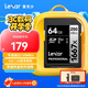 雷克沙（Lexar）64GB SD存儲(chǔ)卡 U3 V60 4K數(shù)碼相機(jī)內(nèi)存卡 讀250MB/s 寫120MB/s 雙排金手指（1667x Pro）