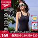 速比濤（Speedo）游泳館專業(yè)競(jìng)速訓(xùn)練泳衣女連體抗氯速干顯瘦游泳衣運(yùn)動(dòng)溫泉泳裝 黑色【專業(yè)訓(xùn)練,教練推薦】 M (34) 身高165/體重50-57kg