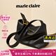 MARIE CLAIRE輕奢大牌女包女士單肩包通勤斜挎真皮托特包七夕情人節(jié)禮物送老婆 子夜黑【限定禮盒-現(xiàn)貨速發(fā)】