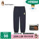 暇步士（Hush Puppies）童裝男童25春秋系列經(jīng)典針織長(cháng)褲 藏藍 130cm