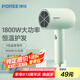 飛科博銳電吹風(fēng)機(jī)家用便攜吹風(fēng)筒宿舍用1800W大功率風(fēng)筒冷熱風(fēng)三檔吹風(fēng)  嫩綠PH1622