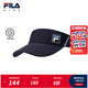 FILA【抗菌】斐樂兒童帽子2025年秋季新款男女小童運(yùn)動戶外空頂帽 RD寶藍(lán)-NV S