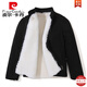 皮爾卡丹（pierre cardin）整皮皮毛一體羊皮襖內(nèi)膽外套男女羊毛皮衣老年冬眞皮羊羔毛 整皮內(nèi)膽立領(lǐng)款 袖子也是羊皮(可 3XL 精品男裝  160-180斤 高品質(zhì)