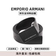 安普里奧·阿瑪尼（Emporio Armani）經(jīng)典男士商務(wù)休閑板扣腰帶含禮盒Y4S427YTU7J送男友黑