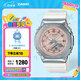 卡西歐（CASIO）G-SHOCK 冬日璀璨主題  GMA-S2100運(yùn)動(dòng)女士手表防水手表 送女友 GM-S2100WS-7APR
