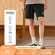 斯凱奇【重磅毛圈布】25年夏新款短褲男運動(dòng)褲五分褲慢跑男士休閑褲 碳黑/0018 XL