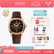 美度（MIDO）【25新品】【七夕禮物】舵手TV大日歷機(jī)械男表任嘉倫同款情侶表款 24新品玫瑰金/M0495263729100 40mm