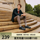斯凱奇（Skechers）七夕禮物男鞋夏季商務休閑皮鞋流行正裝鞋軟底緩震舒皮鞋77156 黑色/BLK 42