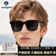納維凱爾（Navigare）小帆船墨鏡男士開(kāi)車(chē)偏光遮陽(yáng)防曬太陽(yáng)鏡情侶款眼鏡女生日禮物 星夜黑 精致方框【旅游 駕駛 騎行 戶(hù)外 日常推薦】