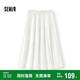森馬（Semir）半身裙女松緊腰蛋糕裙百搭2025夏季肌理雪紡長(zhǎng)裙垂感107425120060