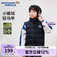 Skechers斯凱奇秋冬季新款男女中大童梭織羽絨服背心L424K032