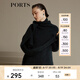 PORTS寶姿 新品女裝個性造型感多穿法毛衫LN9K433BKX003 屋頂綠 S ONE IZE