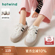 熱風(fēng)（Hotwind）商場同款經(jīng)典復(fù)古德訓(xùn)鞋通勤百搭女鞋運(yùn)動透氣舒適厚底板鞋小白鞋 88米黑 (布面H14W3315)預(yù)售9.2發(fā) 38 (240mm)