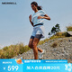 Merrell戶外越野跑鞋VAST SKY長(zhǎng)空男女防滑耐磨輕量跑山越野鞋MR04白黑42