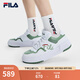 斐樂（FILA）官方男鞋CAMPUS復(fù)古板鞋2025夏季新款小白鞋運(yùn)動(dòng)休閑鞋 斐樂白/羅登綠-AA 41