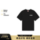 高田賢三（KENZO）男士圓領(lǐng)LOGO印花短袖T恤FF5 5TS489 4SG 99J 黑色 M