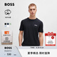 BOSS博斯【七夕節(jié)禮物】【100%棉】男士夏徽標(biāo)裝飾棉質(zhì)短袖T恤 402-深藍(lán)色 M