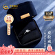 中國(guó)黃金（CHINA GOLD）一克拉托帕石銀求婚戒指女情侶告白鉆戒520情人節(jié)送女朋友禮物 【今/次日達(dá)】一克拉戒指