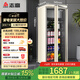 志高（Chigo）186升復古冰吧 家用小冰箱 客廳辦公室茶葉飲料水果冷藏保鮮柜冰吧 SC-186A268FGS
