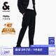 杰克·瓊斯（JACK&JONES）男裝夏季商務(wù)通勤時(shí)尚舒適個(gè)性潮百搭抗皺休閑褲錐形褲子品牌男褲 E40黑色 32 175