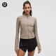 lululemon丨Lightweight 女士輕盈版跑步夾克 防曬 LW3FFDS 暖褐灰 M /8