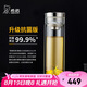 希諾抗菌玻璃杯高檔商務(wù)水杯男送禮辦公過濾泡茶杯子XN-7052K 300mL