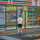 卡威（KIV）1:64白衣拿手機男孩樹脂人偶微縮模型沙盤場景手辦模型微拍小人 白衣手機男