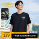 卡賓【索羅娜涼感】圖案短袖T恤25夏季新款百搭男女同款圓領(lǐng)上衣