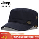 吉普（JEEP）帽子男士棒球帽夏季百搭平頂太陽帽青年中老遮陽帽防曬
