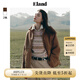 ELAND衣戀仿羊羔絨拼接絎縫棉外套女拉鏈立領(lǐng)夾克曠野美拉德 卡其色(35)Beige S 160