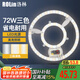 洛林（ROLin）全光譜led吸頂燈燈芯燈盤替換燈芯燈條RA97雙圈中空三色變光 72W