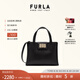 芙拉（FURLA）【七夕禮物】1927牛皮中號(hào)女士上班族休閑通勤大容量手提包托特包 黑色