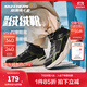 Skechers斯凱奇兒童秋冬休閑男女童二棉鞋輕質(zhì)加絨保暖靴405222L/302583L 男童/黑色/綠色/BKGR 35