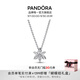 潘多拉（PANDORA）閃耀花朵標本吊墜項鏈頸飾璀璨簡約生日禮物送女友 392387C01 45CM