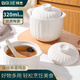 拜杰燉盅陶瓷碗湯碗隔水燉盅內膽蒸蛋粥燕窩盅罐餐具帶蓋勺小號320ml