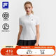 FILA 斐樂官方女子針織短袖POLO衫2025夏季新款網(wǎng)球運動防曬上衣