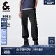 杰克·瓊斯（JACK&JONES）男士休閑舒適百搭潮流黑色個性工裝束腳九分牛仔褲男裝225132007 A15黑色牛仔 38 190 W38