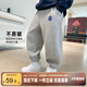 左西男童褲子兒童運(yùn)動褲2025秋裝新款中大童洋氣長褲春秋款 灰色 130