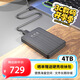 黑甲蟲 (KINGIDISK) 4TB USB3.0 移動(dòng)硬盤  K系列  2.5英寸 商務(wù)黑 商務(wù)時(shí)尚小巧 K400