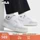 斐樂（FILA）官方男鞋CAMPUS復(fù)古板鞋2025夏季新款小白鞋運動休閑鞋 斐樂白/南極灰-WA 43