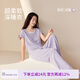靜韻【深睡衣70】超柔軟涼感情侶睡衣女夏袖家居服套裝男七夕禮物