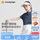 moodytiger女童polo衫防曬速干夏季兒童短袖T恤吸汗高彈修身簡(jiǎn)約戶(hù)外運(yùn)動(dòng)衣 翎羽藍(lán) 150 cm