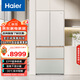 海爾（Haier）515升麥浪系列全空間保鮮594mm專業(yè)超薄零嵌入式法式多門家用電冰箱BCD-515WGHFD1BY6U1(定制)