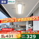 惠普走廊過道全光譜護眼led吸頂入戶燈極簡超薄長條中山燈具包安裝
