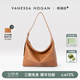 VANESSA HOGAN【張雅欽同款】VH女包欣冉hobo包頭層植鞣牛皮斜挎單肩包七夕禮物 可可紅棕-中號(hào)+綠野仙蹤禮盒