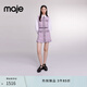Maje2024春秋款女裝時尚氣質(zhì)多巴胺長袖粗花呢連衣裙MFPRO03287 多色 T40