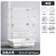 寵尚天（Jonsanty）鸚鵡鳥(niǎo)籠家用虎皮牡丹文鳥(niǎo)通用觀(guān)賞別墅新手入門(mén)加高簡(jiǎn)扣雙層鳥(niǎo)籠