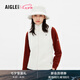 AIGLE艾高ACW22WFLE010女士簡約時尚休閑保暖戶外保暖抓絨馬甲 粉白色 AF551 36