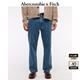 ABERCROMBIE & FITCH男裝24春秋款美式復(fù)古高街經(jīng)典水洗直筒牛仔褲KI131-4208 靛藍(lán)色 30 /32 (180/76A)